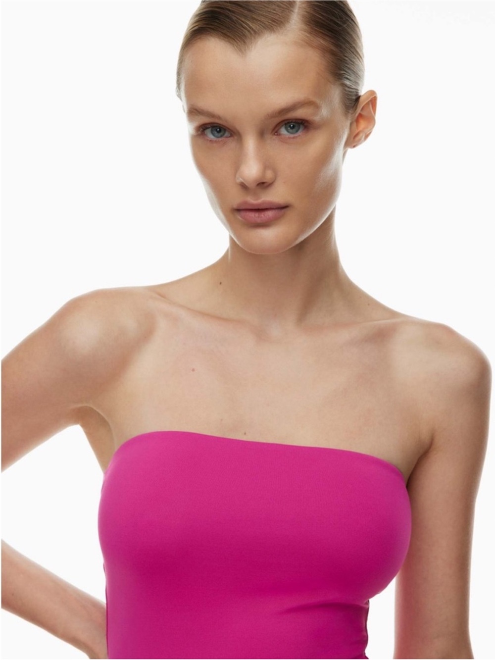 Aritzia NEW Strapless Babaton Contour Enrapture Dress in Magenta - Picture 5 of 10